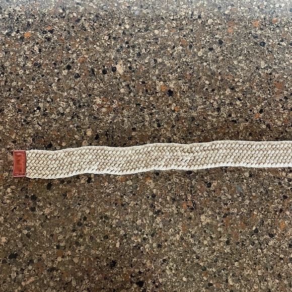 PENGUIN Men's Braided Golf Stretch Belt Tan with Leather Buckle Tab Size 34 36 - Picture 8 of 9